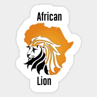 African lion Sticker